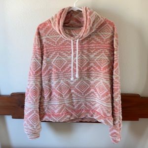Fleece long sleeve sweatshirt